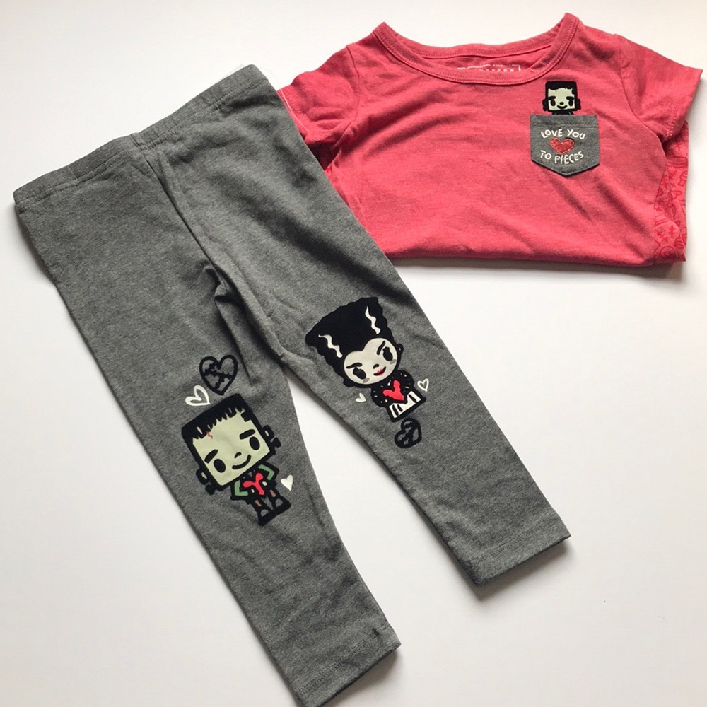 Little Monster- Frankenstein 2 piece set